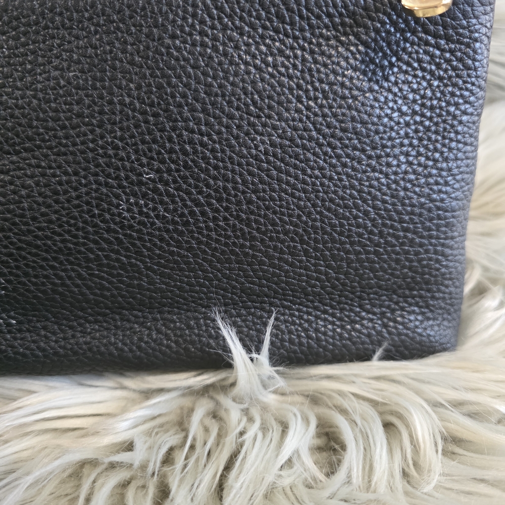 Michael Kors Black Pebbled Leather Clutch - Picture 13 of 13